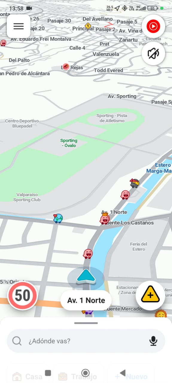 Modo conducción activo